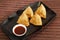 Samosa - Deep Fried patty Filled with potato & vegetables