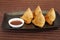 Samosa - Deep Fried patty Filled with potato & vegetables