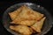 Samosa indian vegetarian food stylish