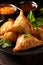 Samosas Indian food pastry