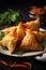 Samosas Indian food pastry