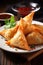 Samosas Indian food pastry