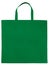 Sample green non-woven bag isolated