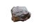 Sample of shale rock stone isolated on white background.