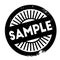 Sample stamp rubber grunge