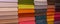Samples of furniture fabrics.Multicolor fabric texture background