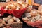 Sampling of specialty breads, served during Food festival, The Lumberyard, Laguna Beach, California, 2016