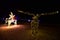 Sams Christmas Village Somerset Wisconsin light Display lighted moose and reindeer with Santa