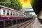 Samsen - Thailand - July 02, 2017: Thai Railways regional train