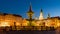 Samson Fountain in Ceske Budejovice