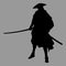 Samurai silhouette