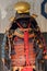 Samurai tradition ancient red armor