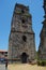 San Agustin Church of Paoay bell tower facade in Ilocos Norte, Philippines