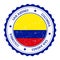 San Andres flag badge.