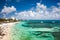 San Andres Island beach in the caribbean