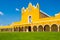 The San Antonio franciscan monastery at the yellow city of Izamal in Mexico