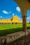 The San Antonio franciscan monastery at the yellow city of Izamal in Mexico