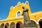 The San Antonio franciscan monastery at the yellow city of Izamal in Yucatan