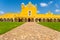 The San Antonio franciscan monastery at the yellow city of Izamal in Yucatan