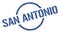 San Antonio stamp. San Antonio grunge round isolated sign.