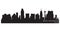 San Antonio, Texas city skyline. Detailed vector silhouette
