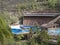 San Bartolome de Tirajana, Gran Canaria, Canary Islands, Spain December 18, 2020: the terraces of Dolphinarium at