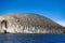 San Benedicto Island volcano bazalt walls