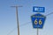 San Bernardino Route 66 road sign, California, USA