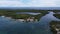 San Bernardo Archipelago, aerial landscapes over the sea in Colombia