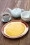 San bu nian, chinese non sticking egg yolk custard pudding