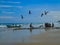 San Clemente beach in Ecuador