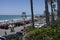 San Clemente California beach and train tracks