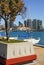 San Diego Bay View with Sail Boats