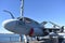 San Diego, California - USA - Dec 04,2016 - EA-6B Prowler USS Midway Museum