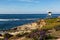 San Diego coast in a nice blue clear sky, California.