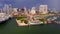 San Diego, Drone Flying, Navy Pier, USS Midway Museum, California