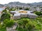 San Diego Fort and the City: Aerial View from Above in Acapulco