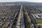 San Diego Freeway Aerial Los Angeles South Bay