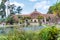 SAN DIEGO - JULY 30, 2017: Tourists visit Lili Pond in Balboa Pa