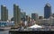 San Diego marina panoramic view