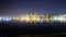 San Diego Night Skyline and Birds at Coronado Beach Time Lapse California USA