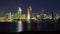 San Diego Night Skyline from Coronado Beach Time Lapse California USA