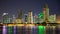 San Diego Night Skyline from Coronado Time Lapse California USA