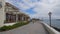San Diego Seaport Village at the oceanfront - CALIFORNIA, USA - MARCH 18, 2019