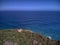 San Emeterio Lighthouse, Coastline Landscape in the surroundings of Ribadedeva, Asturias, Spain