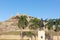 San Felipe de Barajas fortress at sunset in Cartagena, Colombia.