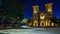 San Fernando Cathedral in San Antonio, Texas at Night