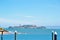 San Francisco, bay, Alcatraz, island, beach, sailing, Pacific Ocean, California, United States, sunset