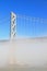 San Francisco Bay Bridge Misted Over