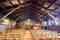 San Francisco, California - May 11, 2019: Interiors of Swedenborian Church in Pacific Heights.